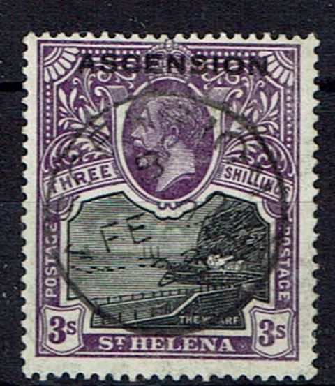 Image of Ascension SG 8 FU British Commonwealth Stamp